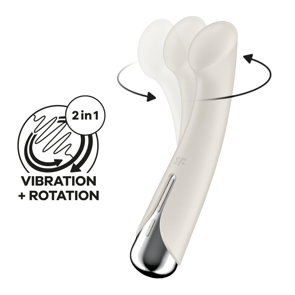 Vibrador Spinning G-Spot 1 Bege Satisfyer