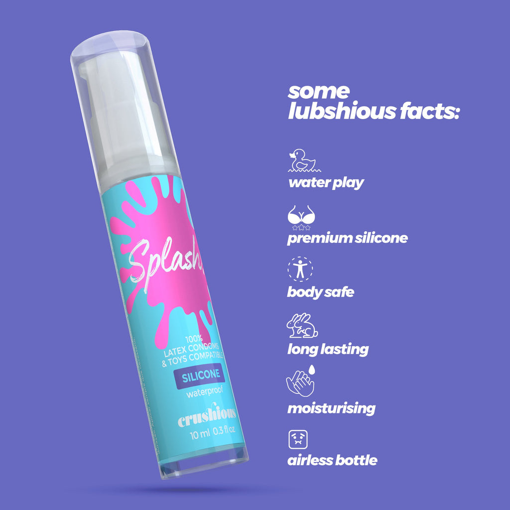 Gel Lubrificante Splash De Silicone Crushious 10Ml