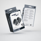 Algemas De Velcro Tough Love Com Corrente De 40Cm Extra Crushious Pretas