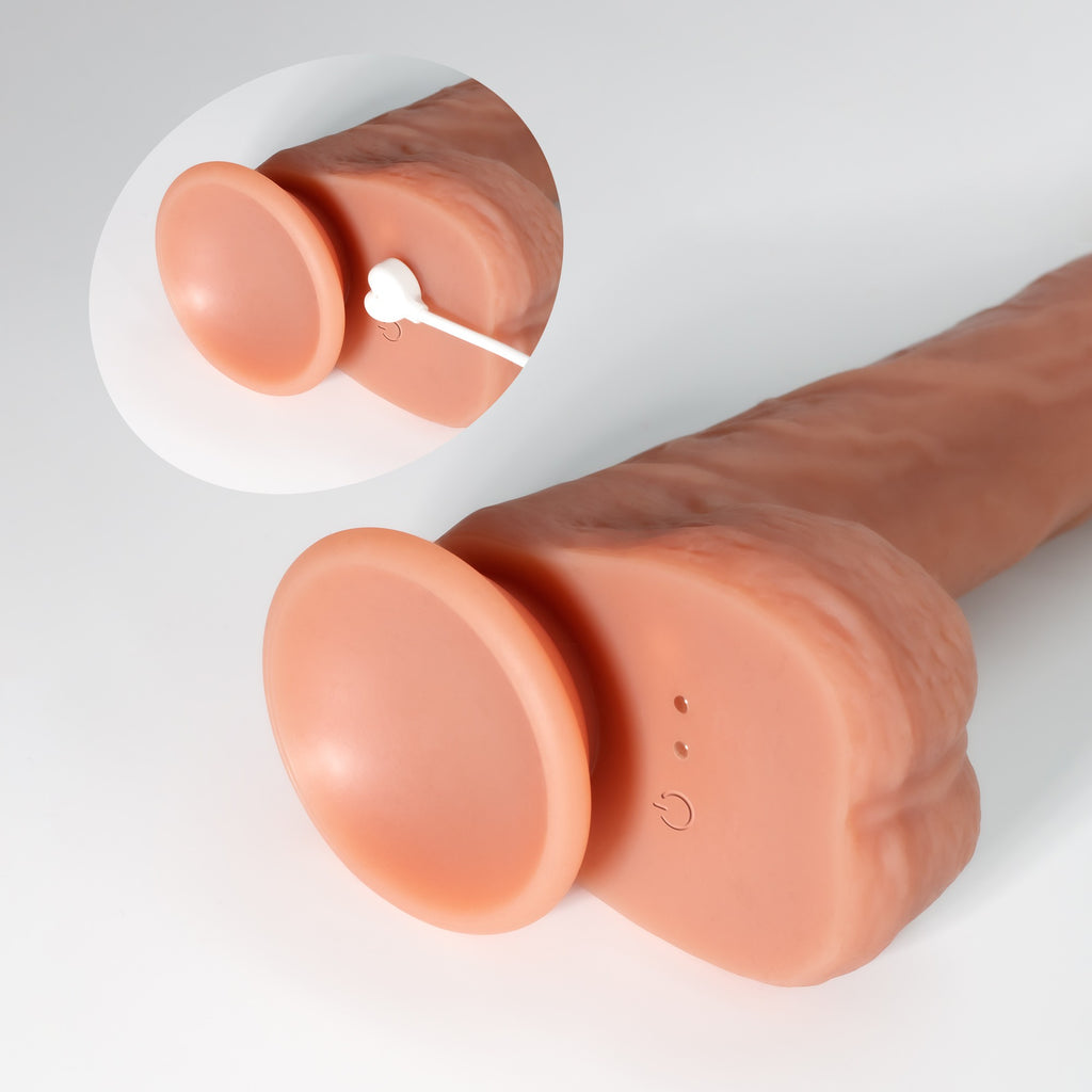 Vibrador De Silicone Líquido Inviktus Vibe 7,5 Crushious Pele