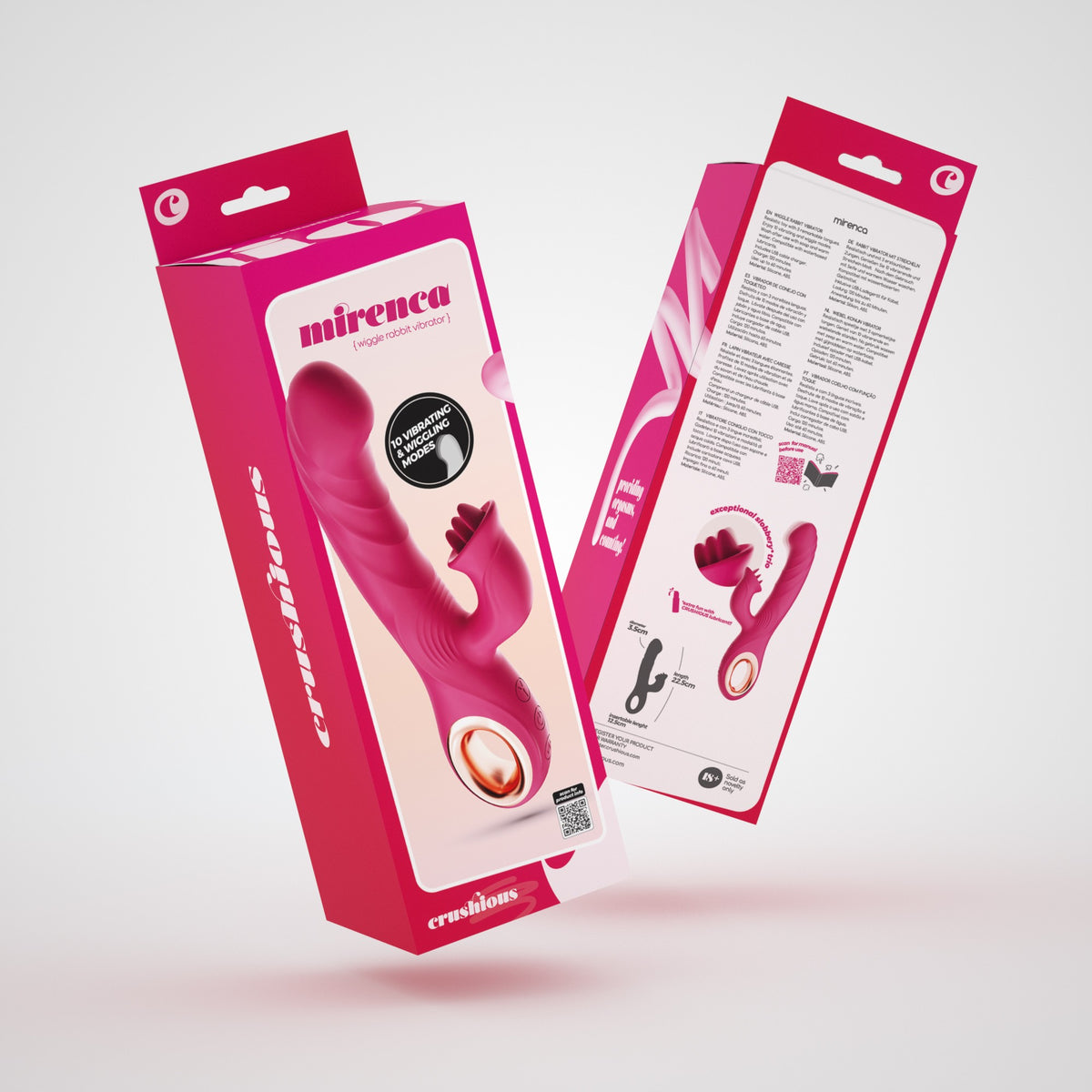 Vibrador Rabbit Com Torção Mirenca Crushious