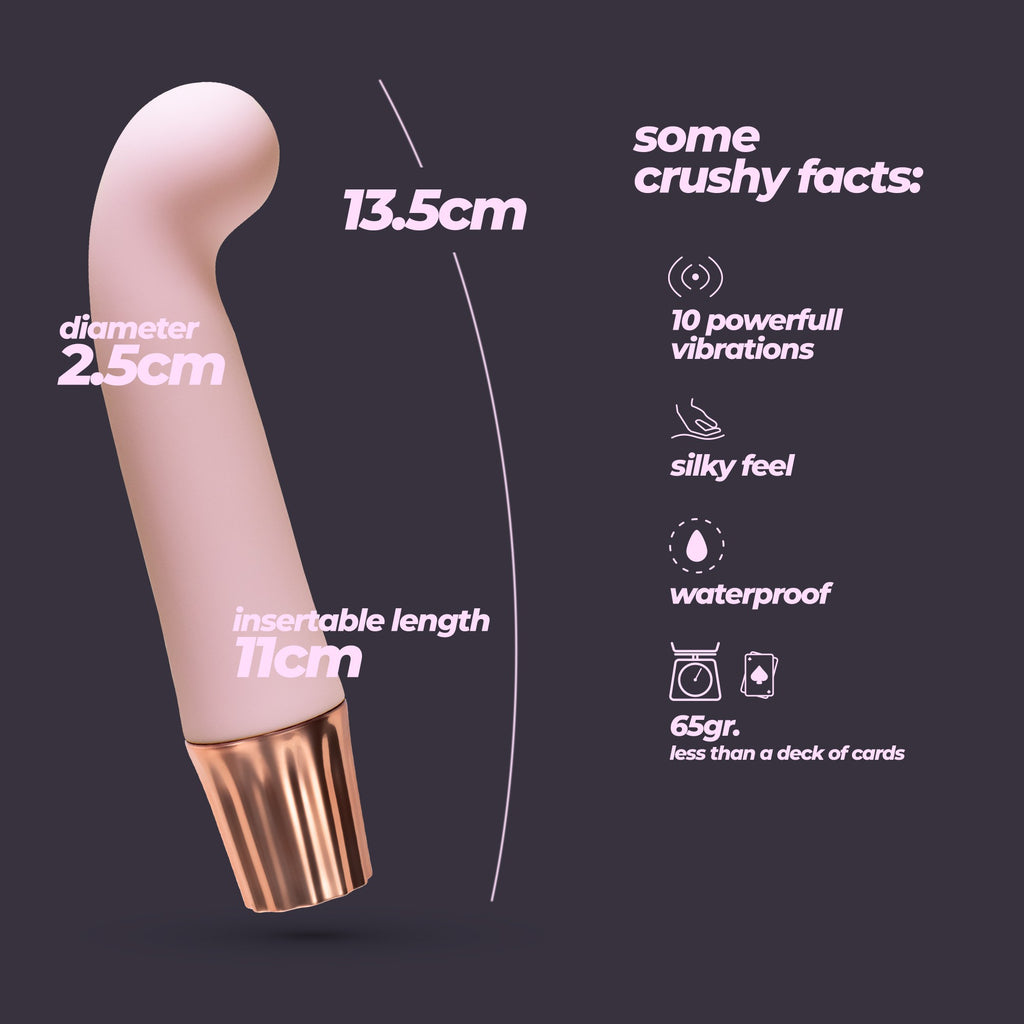 Mini Vibrador Mellow Gee Rosa Crushious