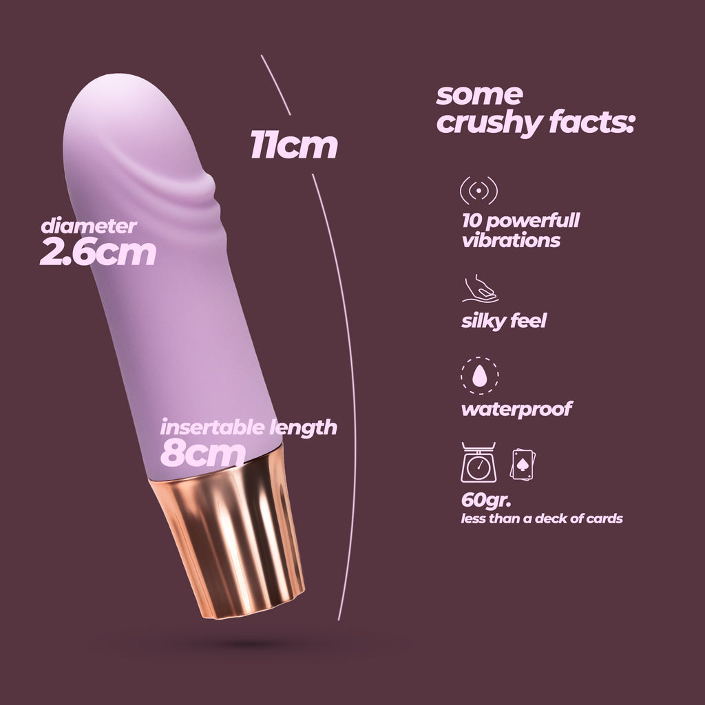 Mini Vibrador Mellow Waves Lavanda Crushious