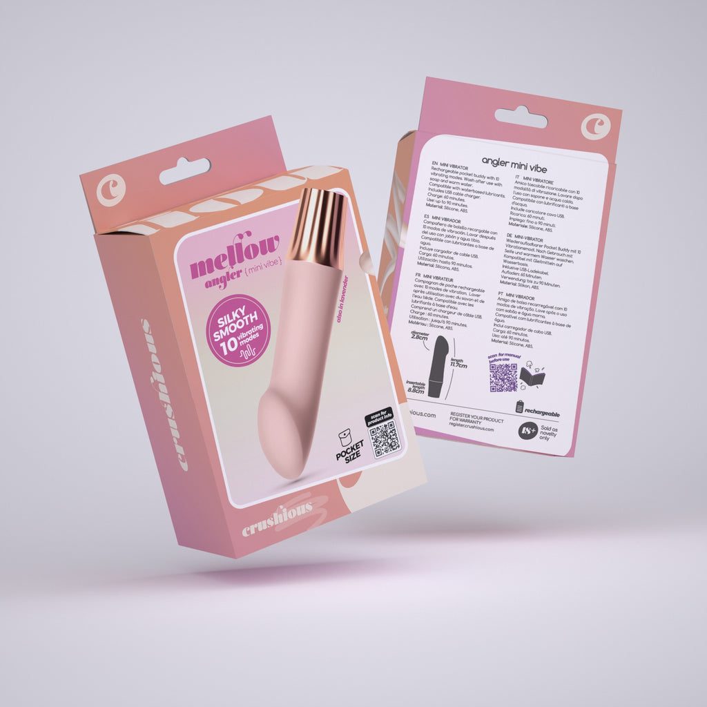 Mini Vibrador Mellow Angler Rosa Crushious