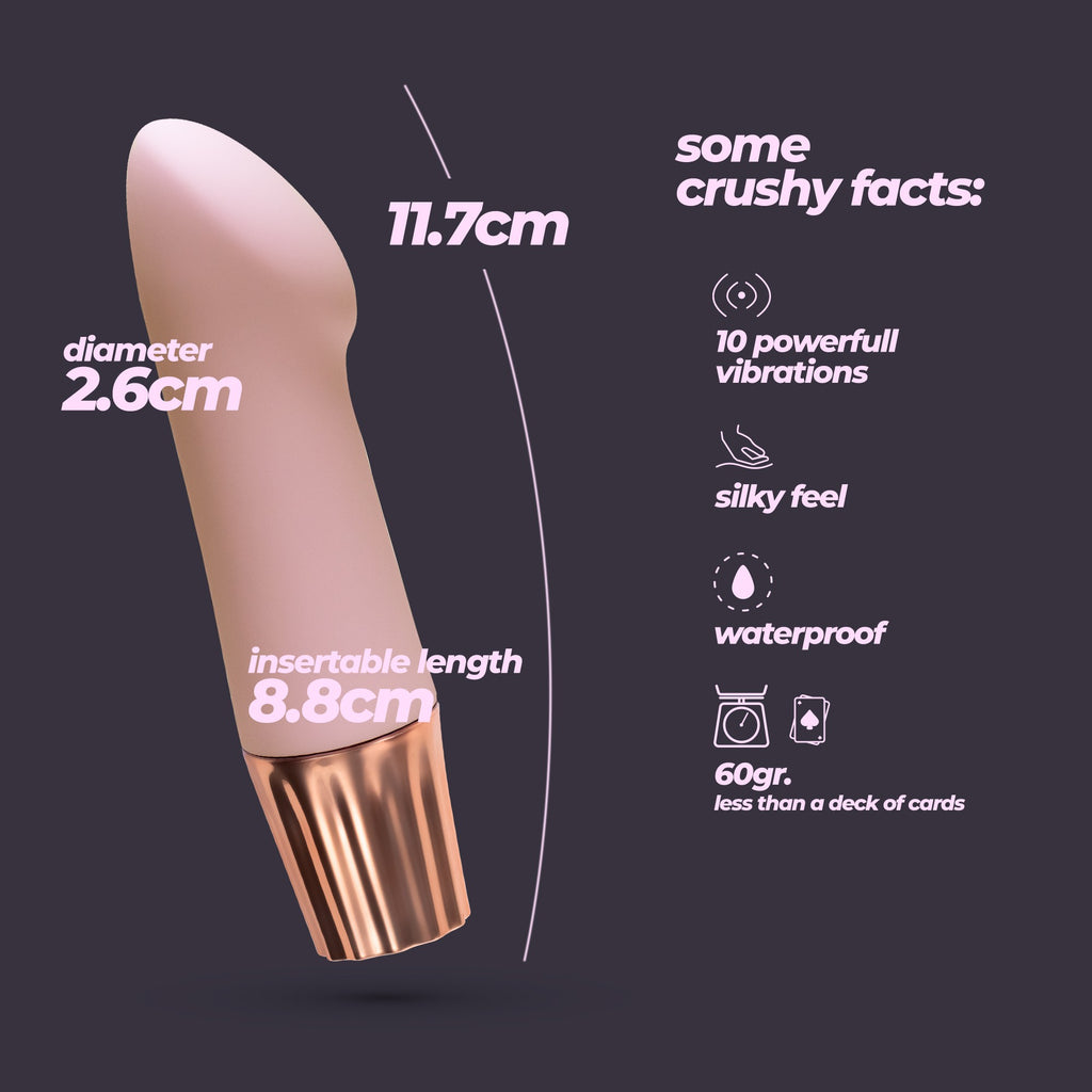Mini Vibrador Mellow Angler Rosa Crushious