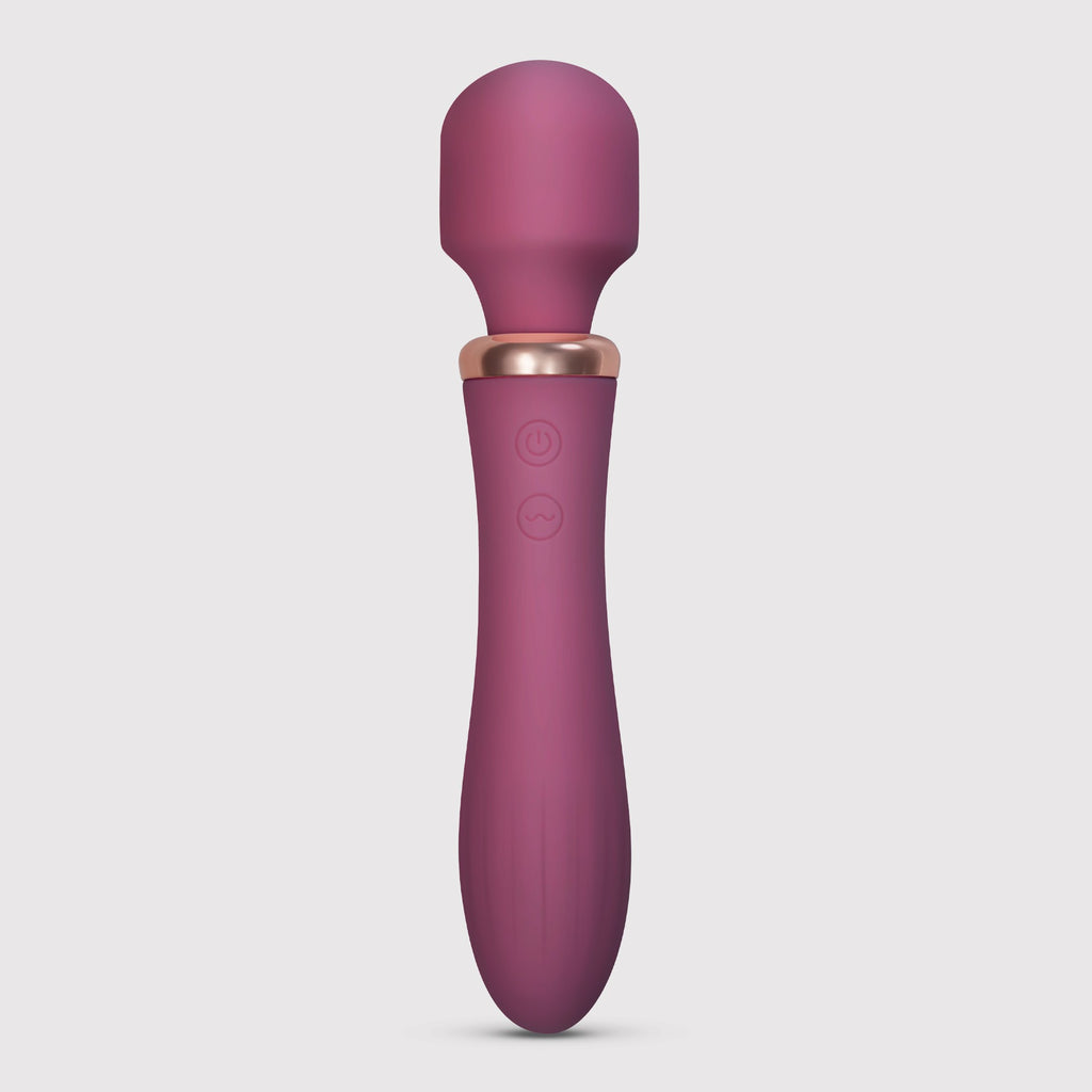 Varinha Massajadora Dual Jinx Vinho Tinto Crushious