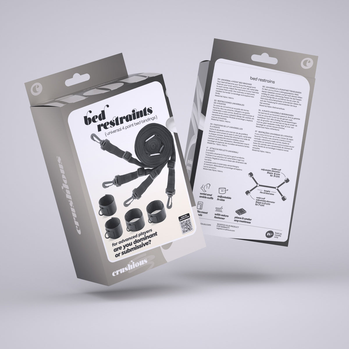 Restrições Universais Bed Restraints Crushious