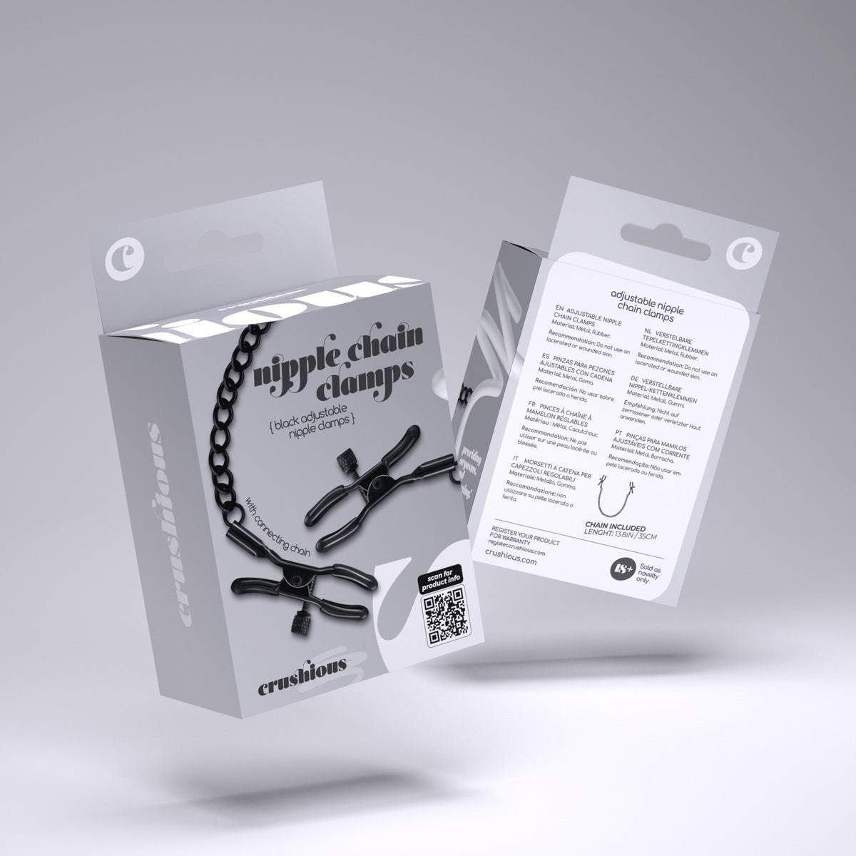 Pinças Para Mamilos Nipple Chain Clamps Crushious