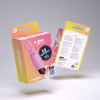 O-Pet Coelho Com Bala De 10 Vibrações Rosa Pastel Crushious