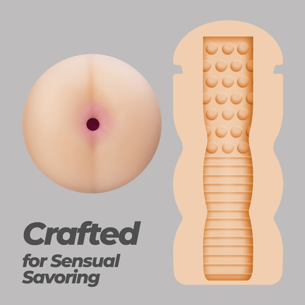Fappucino Hot Buns Masturbador Anal Portátil Crushious