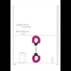 Algemas Com Peluche Pleasure Furry Handcuffs Rosa