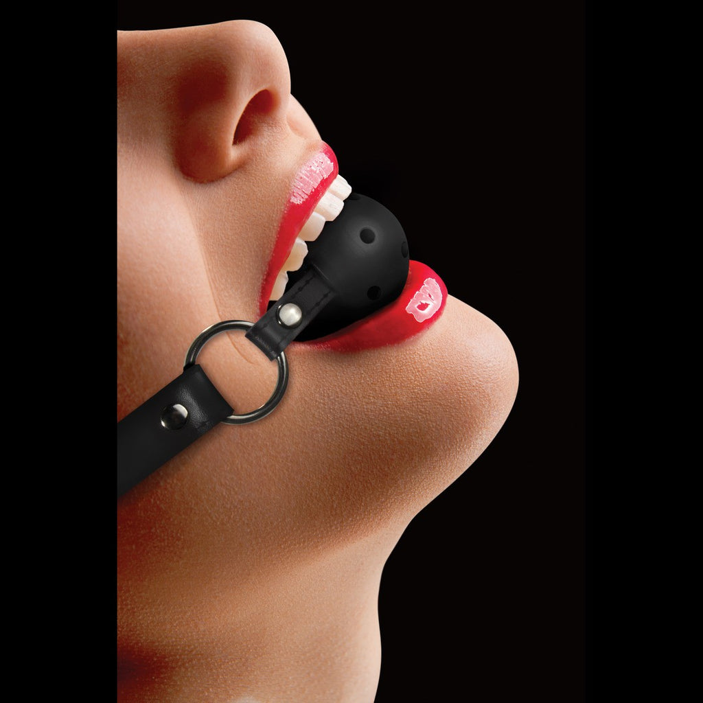 Mordaça Ouch! Ball Gag Preta