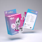 Plug Anal Joia Bijou Rosa Pequeno Crushious Com Bolsa Aveludada Grátis