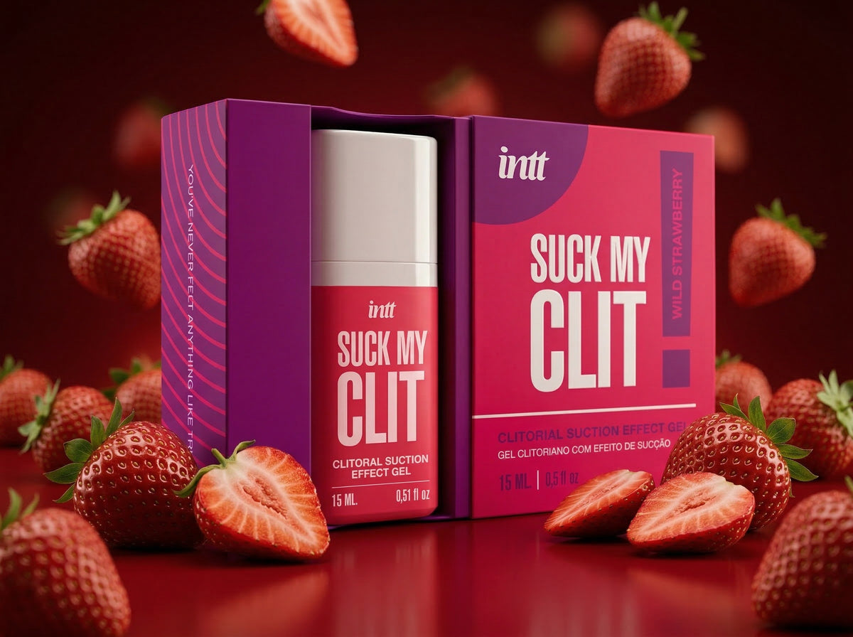 Gel Estimulante Suck My Clit Morango Silvestre 15Ml Intt