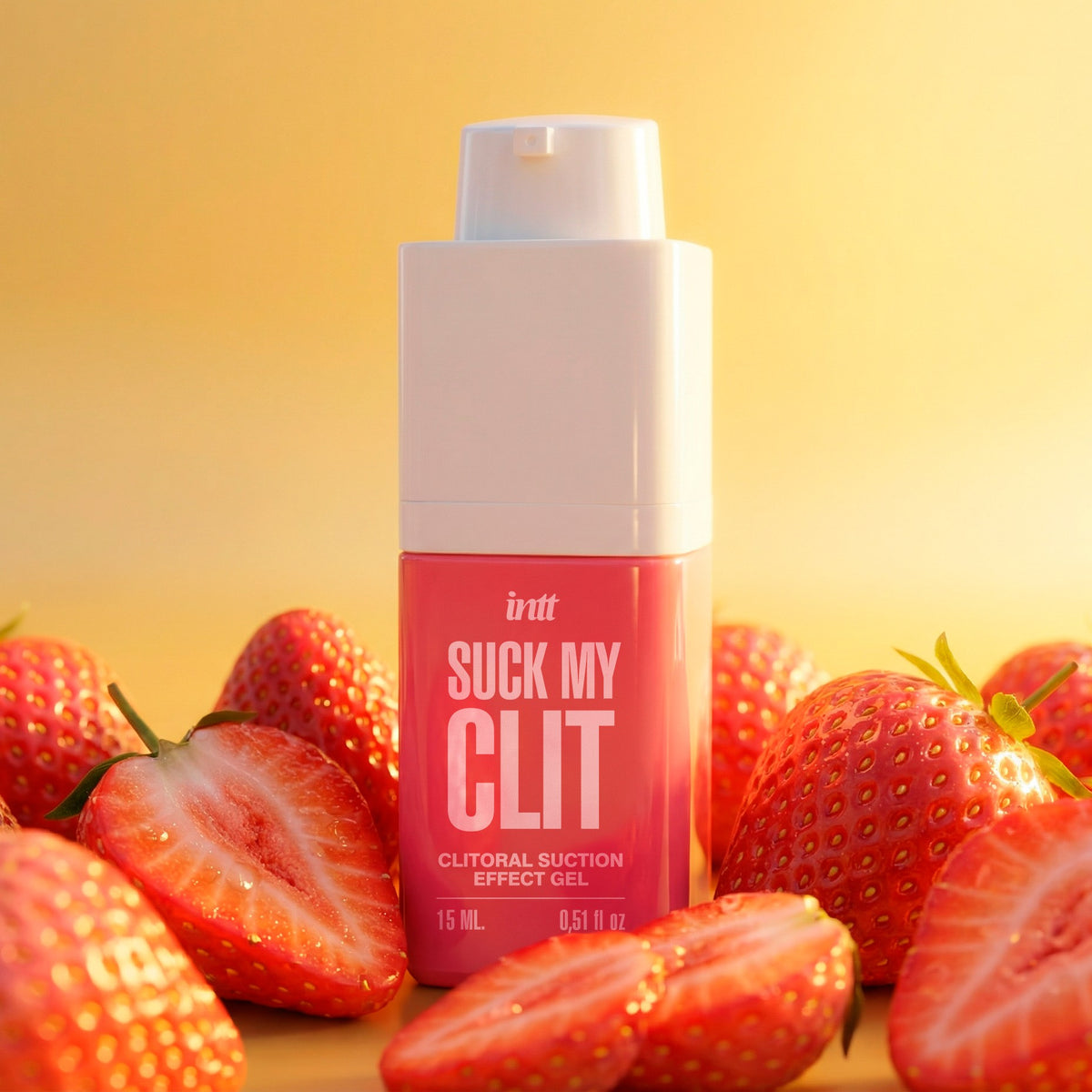 Gel Estimulante Suck My Clit Morango Silvestre 15Ml Intt