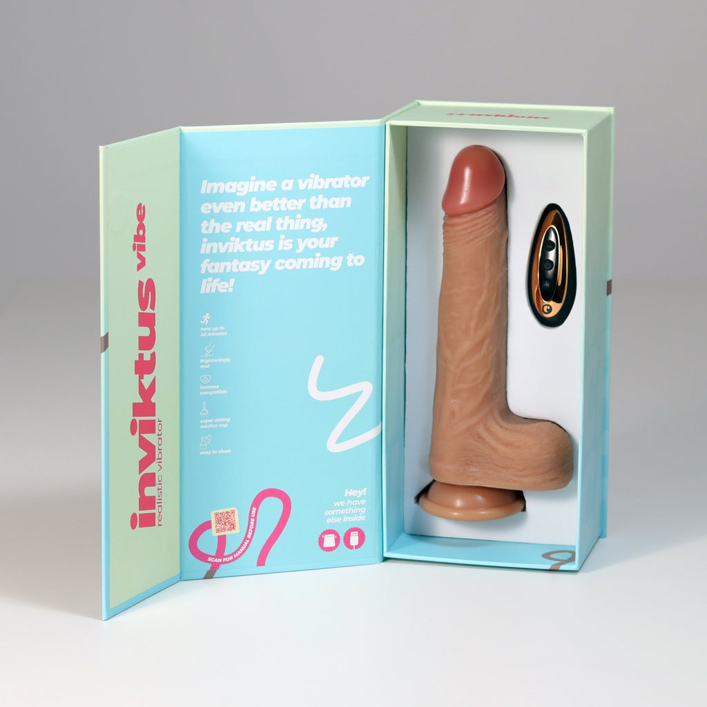 Vibrador De Silicone Líquido Inviktus Vibe 8,5 Crushious Pele