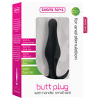 Plug Anal Butt Plug Com Pega Preto Pequeno
