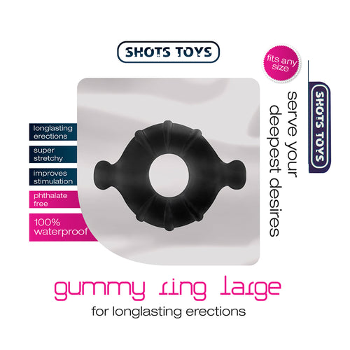 Anel Para O Pénis Gummy Ring Grande