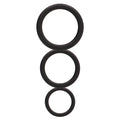 Conjunto De Anéis Para O Pénis Round Cock Rings Set Pretos