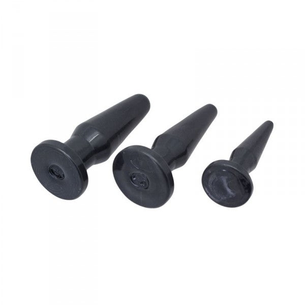 Conjunto De 3 Plugs Anais Timeless Anal Plugs Pretos