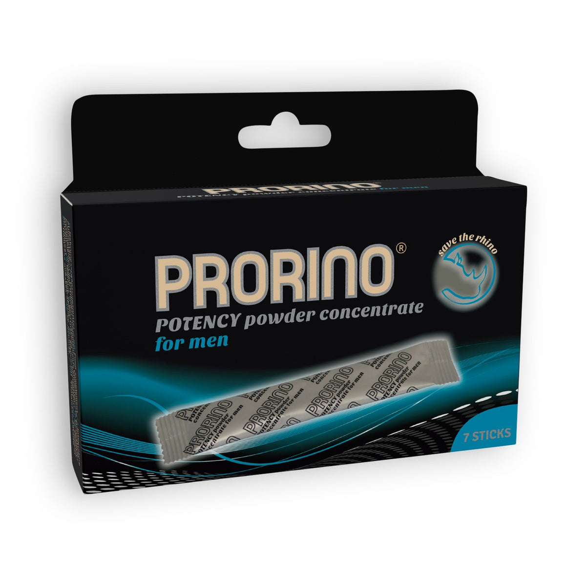 Saquetas Estimulantes Prorino Potency Powder Concentrate Para Homem 7 Saquetas
