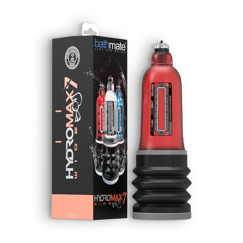 Bomba Para O Pénis Bathmate Hydromax 7 Wide Boy Vermelha