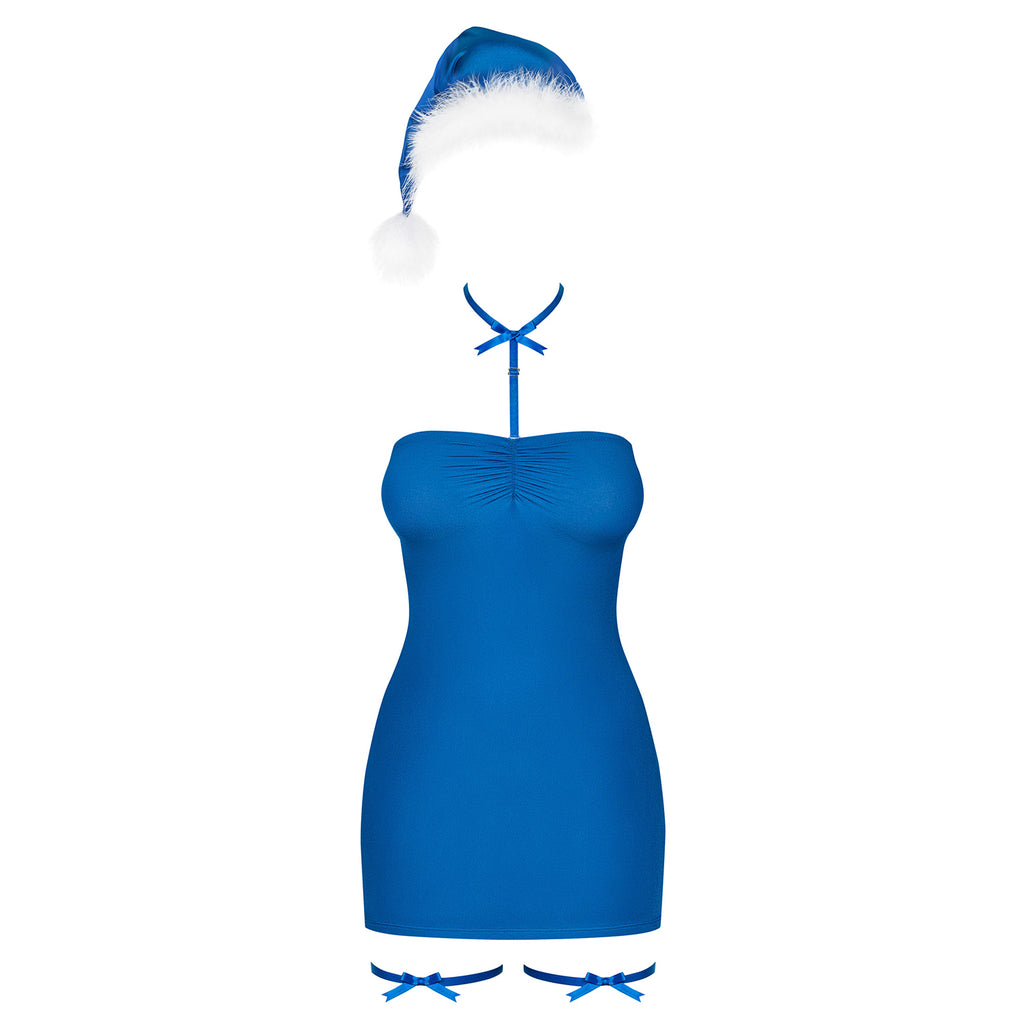 Vestido Kissmas Red Obsessive Azul