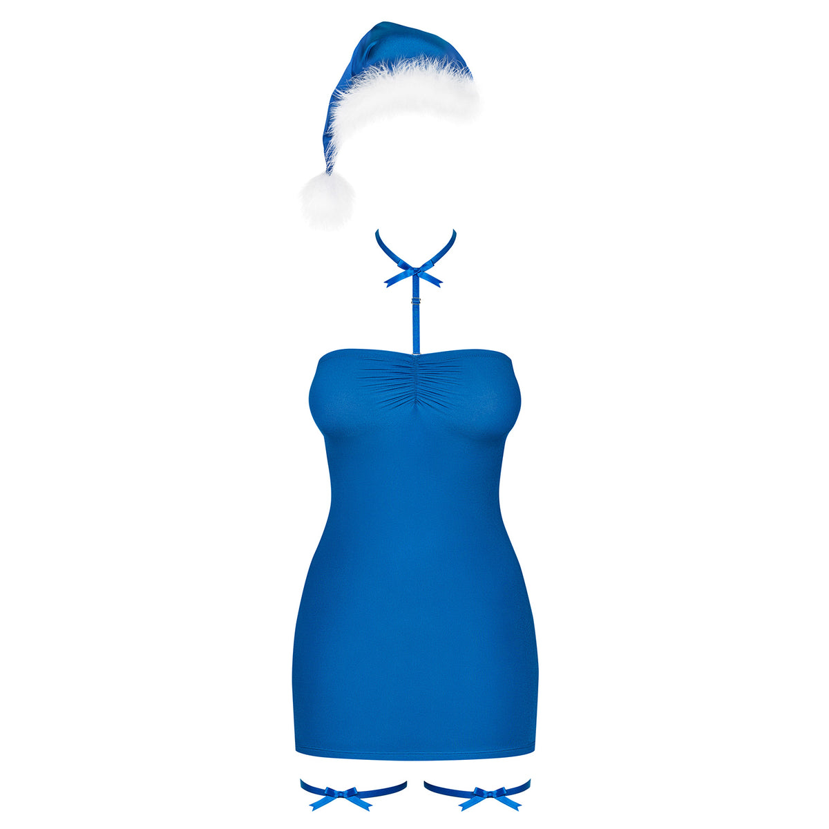 Vestido Kissmas Red Obsessive Azul