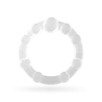 Set De Anéis Penianos Triple Bead Transparentes Crushious
