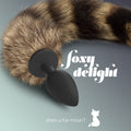 Plug Anal Com Cauda Foxy Delight Silicone Crushious