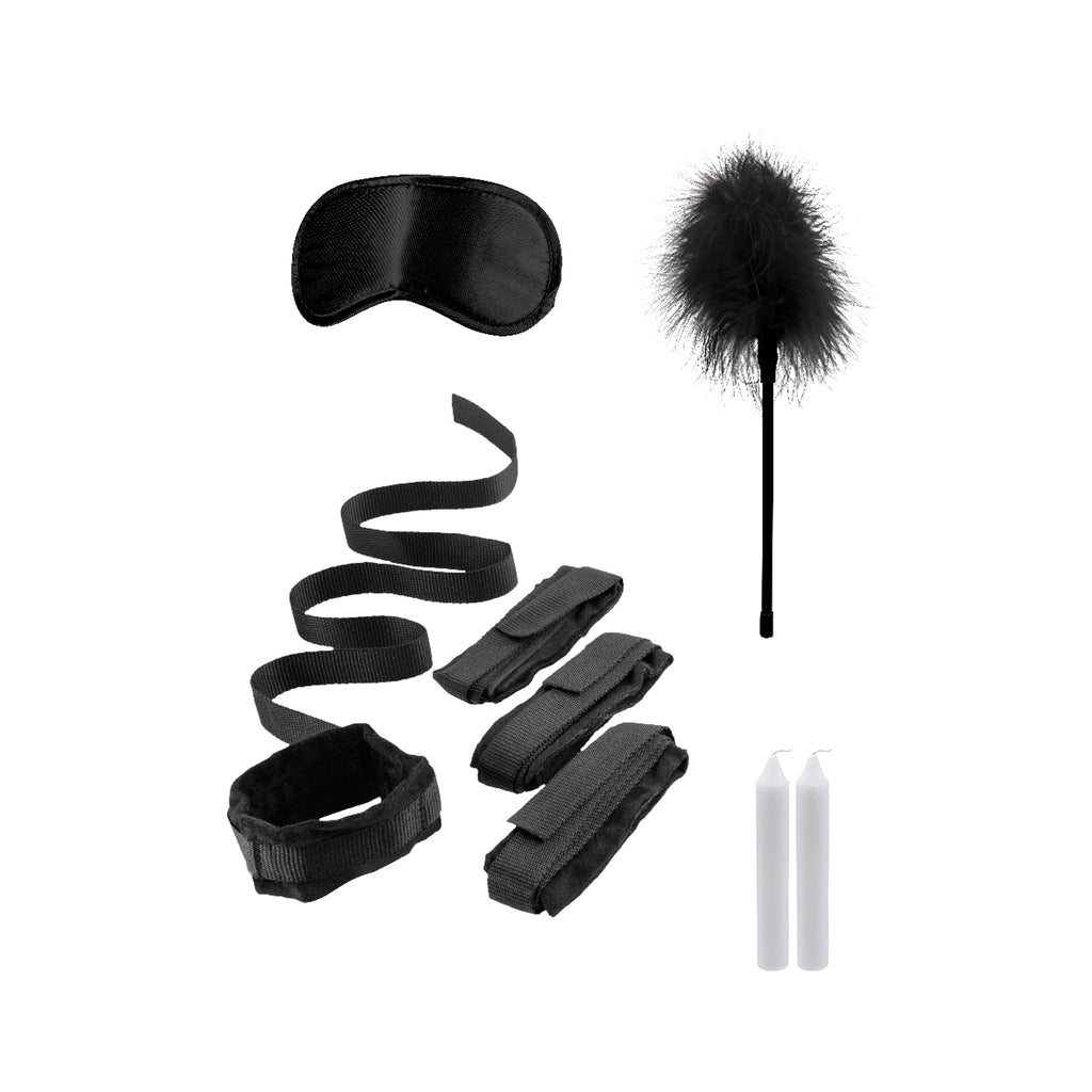 Kit De Restrição Bed Bindings Restraint Kit Ouch! Preto