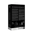Kit De Restrição Bed Bindings Restraint Kit Ouch! Preto