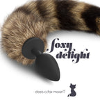 Plug Anal Com Cauda Foxy Delight Silicone Crushious