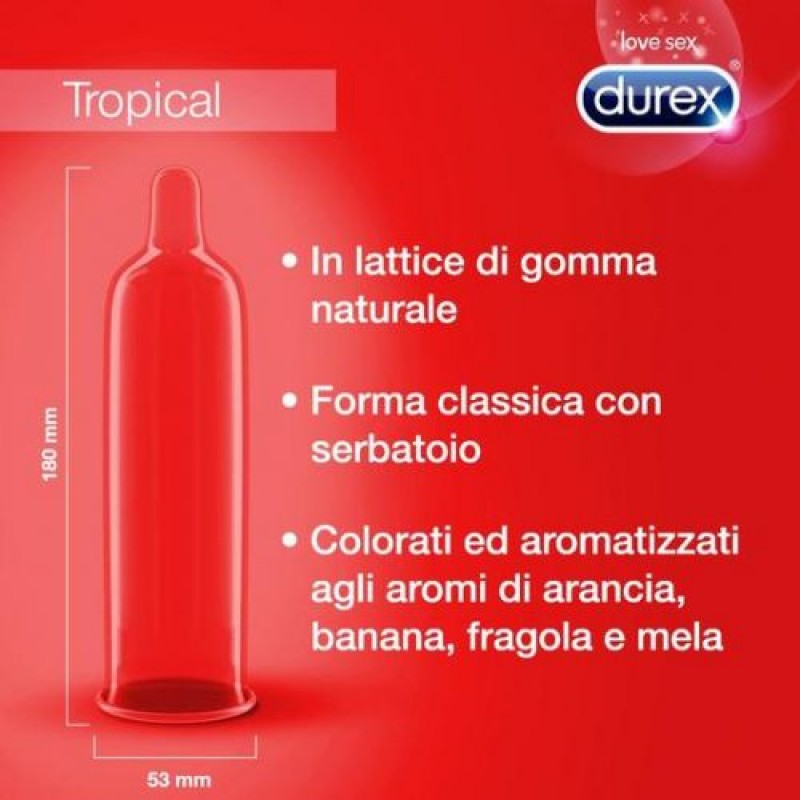 Preservativos Durex Tropical 6 Unidades
