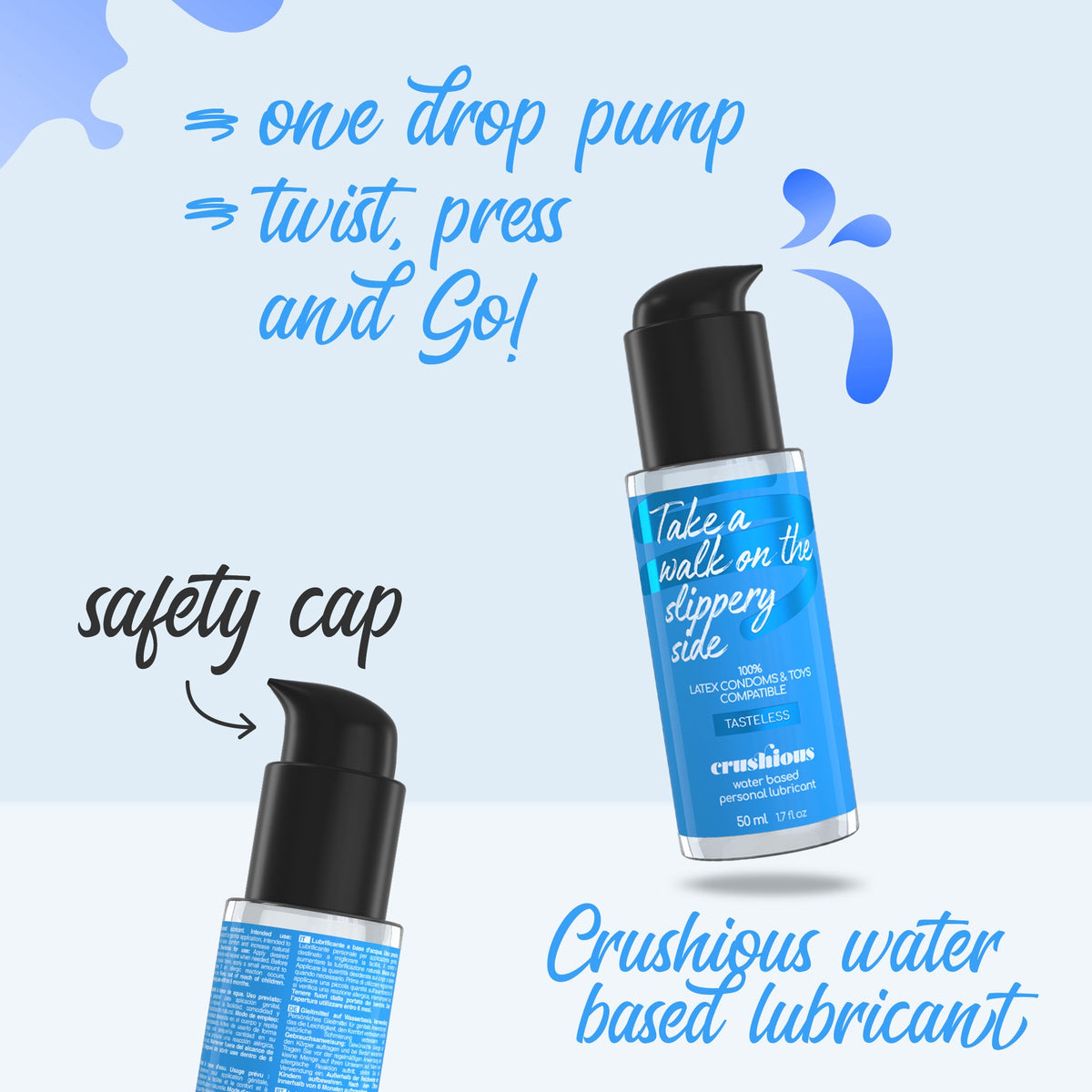 Lubrificante À Base De Água 50 Ml Crushious