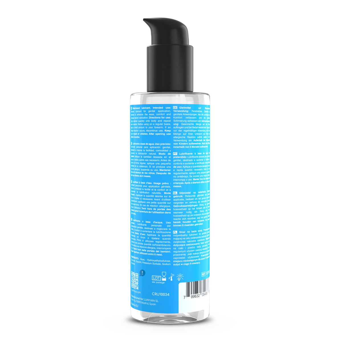 Lubrificante À Base De Água 250 Ml Crushious