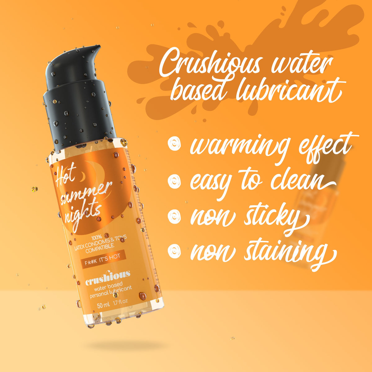 Lubrificante Com Efeito Calor 50 Ml Crushious