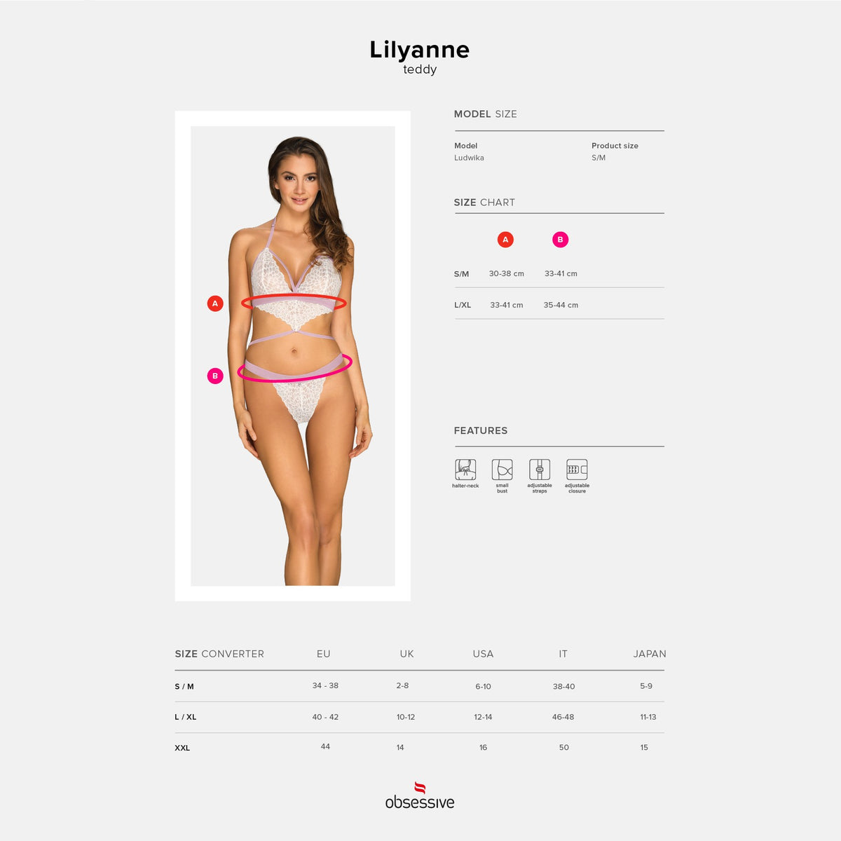Body Lilyanne Obsessive Branco