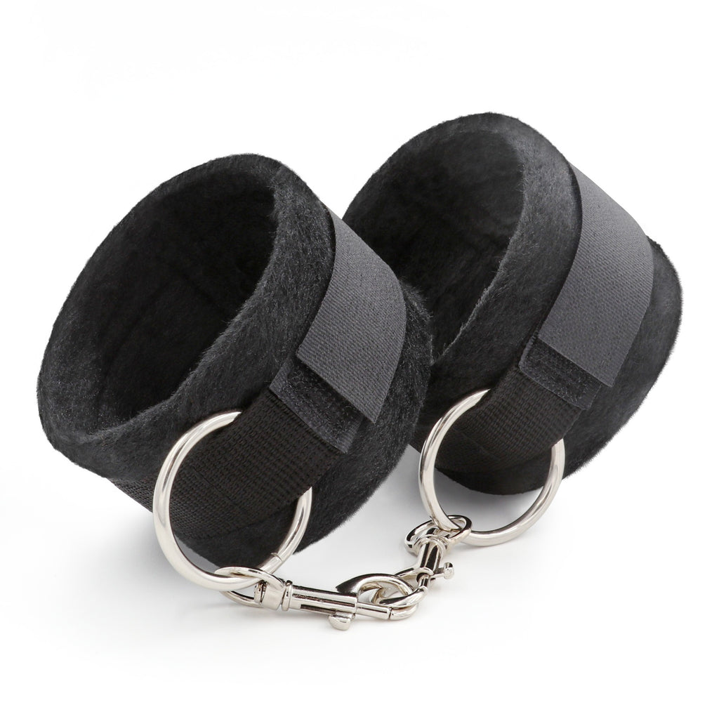 Algemas De Velcro Tough Love Com Corrente De 40Cm Extra Crushious Pretas