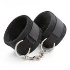 Algemas De Velcro Tough Love Com Corrente De 40Cm Extra Crushious Pretas