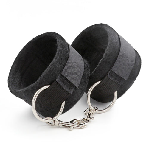Algemas De Velcro Tough Love Com Corrente De 40Cm Extra Crushious Pretas