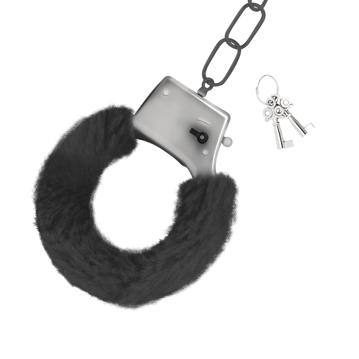 Algemas De Peluche Love Cuffs Crushious Pretas