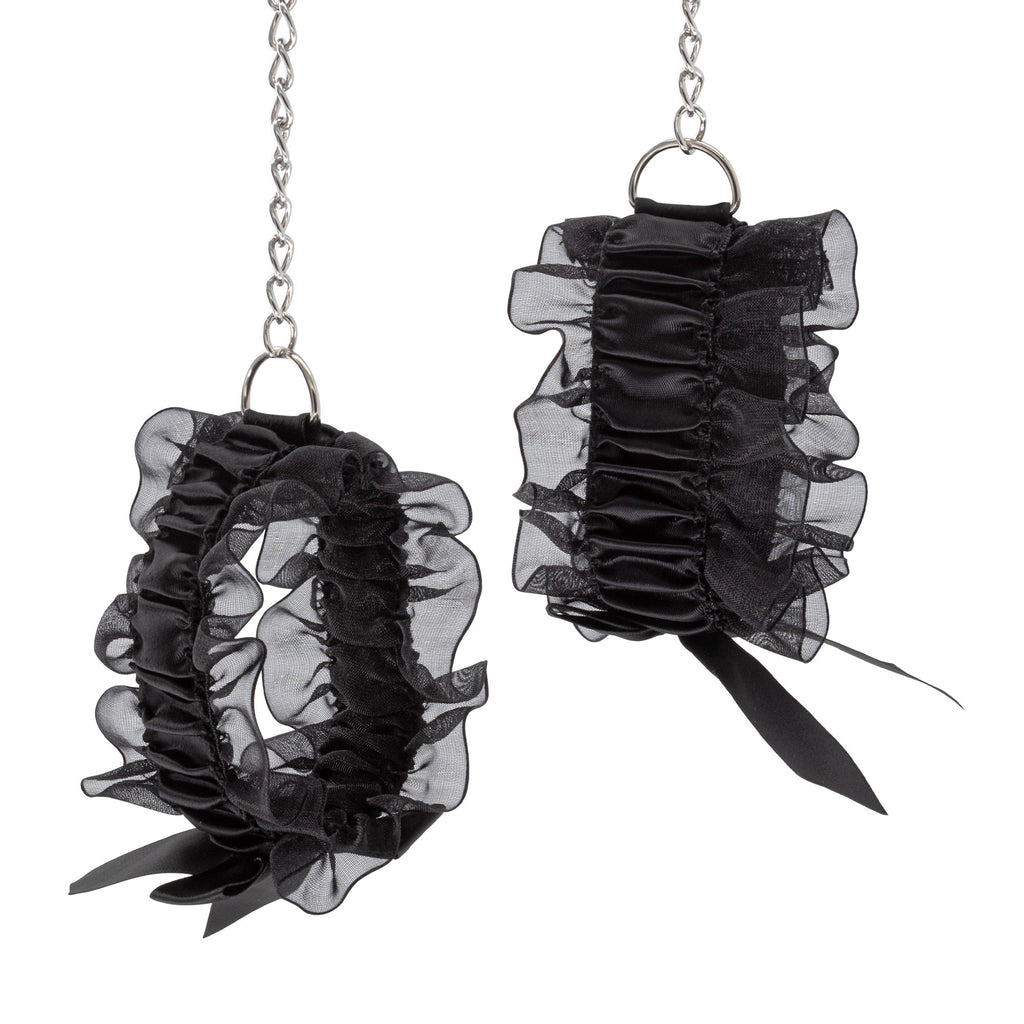 Conjunto De Renda Preta Lace Me Up Crushious
