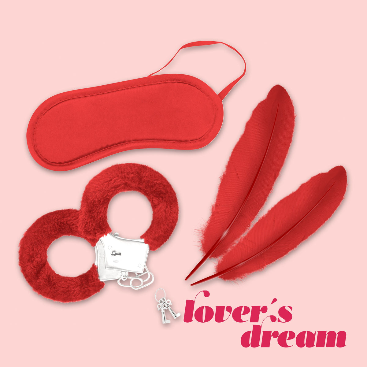Kit Bondage Lover'S Dream Crushious Vermelho