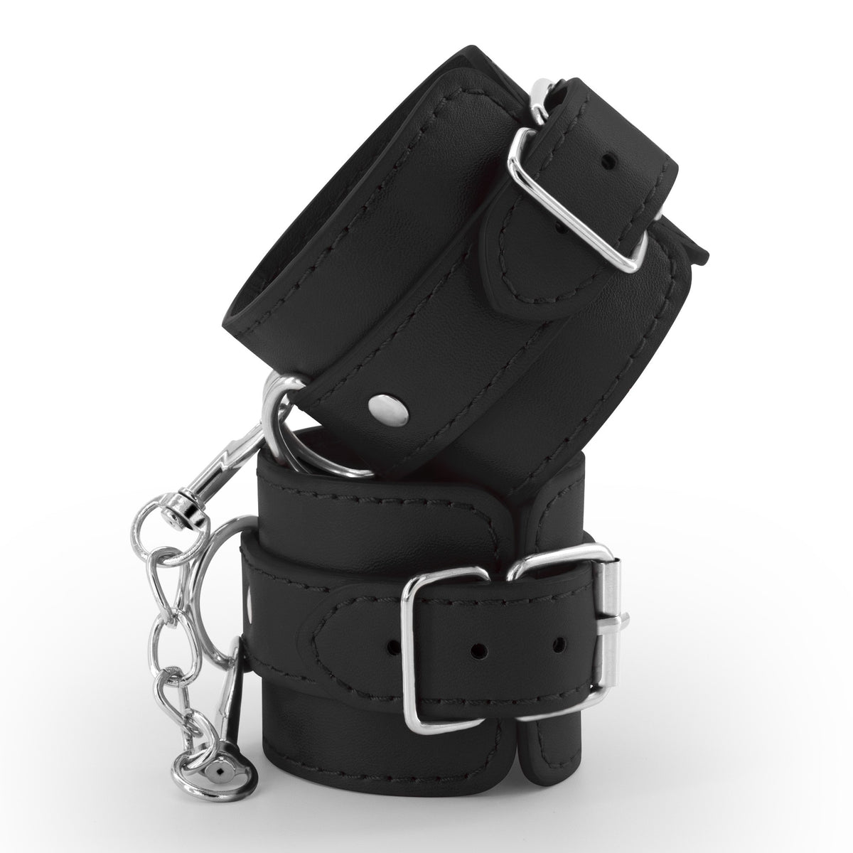 Algemas De Couro Bondage Love Crushious Pretas