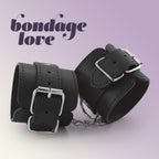 Algemas De Couro Bondage Love Crushious Pretas