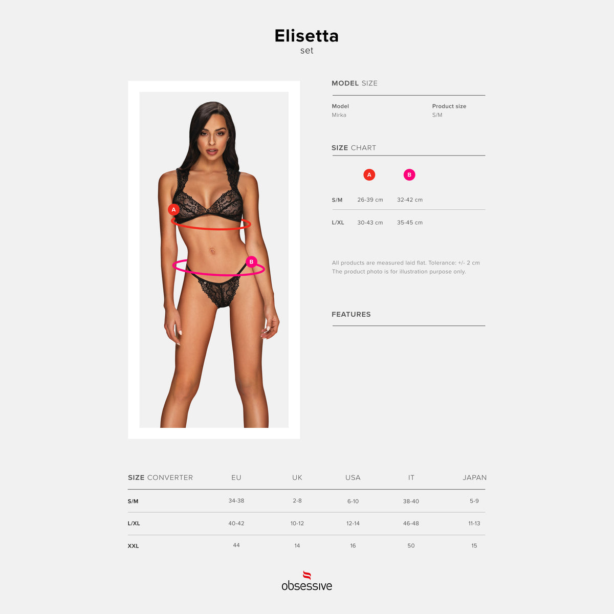 Conjunto Elisetta Obsessive Preto