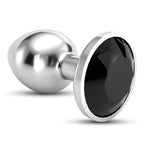Plug Anal Joia Bijou Preto Pequeno Crushious Com Bolsa Aveludada Grátis