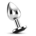 Plug Anal Joia Bijou Preto Médio Crushious Com Bolsa Aveludada Grátis