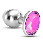 Plug Anal Joia Bijou Rosa Médio Crushious Com Bolsa Aveludada Grátis